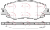 APEC Front Brake Pads PAD2385