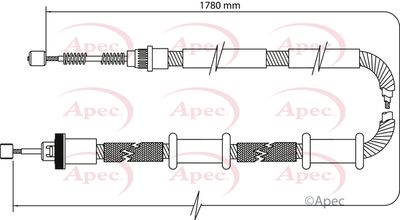 APEC Brake Cable CAB1102