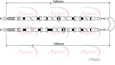APEC Brake Cable CAB1455