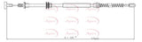 APEC Brake Cable CAB1097