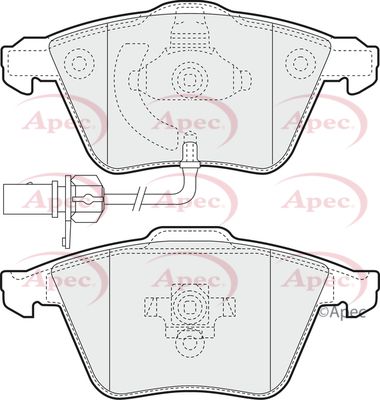 APEC Front Brake Pads PAD1355