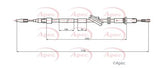 APEC Brake Cable Left CAB1748