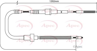 APEC Brake Cable CAB1528