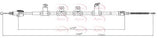 APEC Brake Cable Rear/Left CAB1787