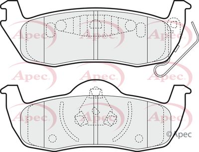 APEC Rear Brake Pads PAD1472