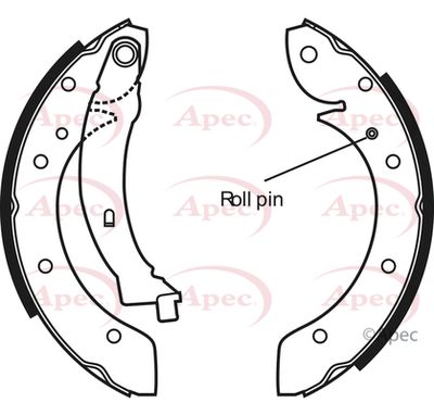APEC Brake Shoes SHU559