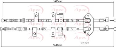 APEC Brake Cable CAB1275