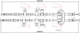 APEC Brake Cable CAB1275