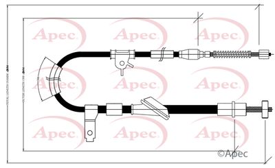 APEC Brake Cable CAB1445