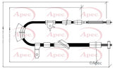 APEC Brake Cable CAB1445