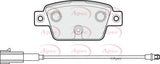 APEC Rear Brake Pads PAD1990