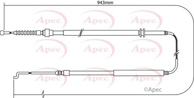 APEC Brake Cable CAB1520
