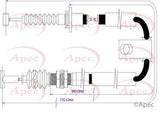 APEC Brake Cable CAB1277