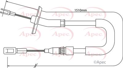 APEC Brake Cable CAB1284