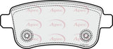 APEC Rear Brake Pads PAD1689