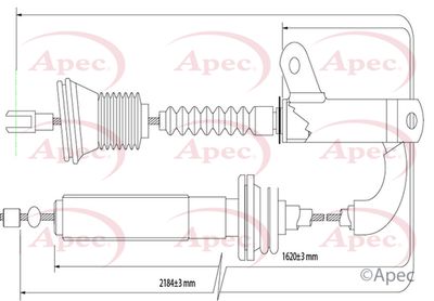 APEC Brake Cable CAB1504