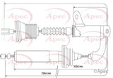 APEC Brake Cable CAB1504