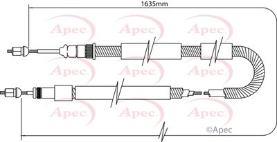 APEC Brake Cable CAB1078
