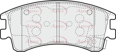 APEC Front Brake Pads PAD1302