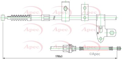 APEC Brake Cable CAB1428