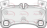 APEC Rear Brake Pads PAD1671