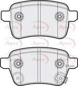 APEC Rear Brake Pads PAD2180