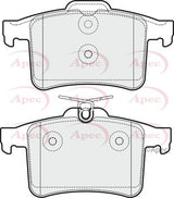 APEC Rear Brake Pads PAD1768