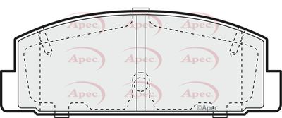 APEC Rear Brake Pads PAD1387