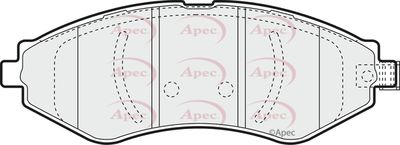 APEC Front Brake Pads PAD1347