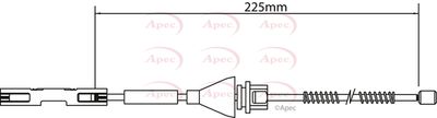 APEC Brake Cable CAB1153