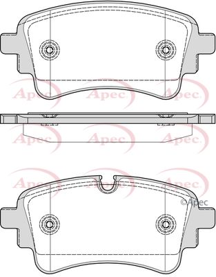 APEC Rear Brake Pads PAD2406