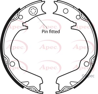 APEC Brake Shoes SHU708
