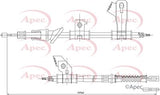 APEC Brake Cable CAB1301