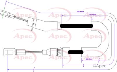 APEC Brake Cable CAB1285
