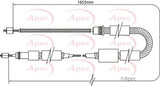 APEC Brake Cable CAB1337