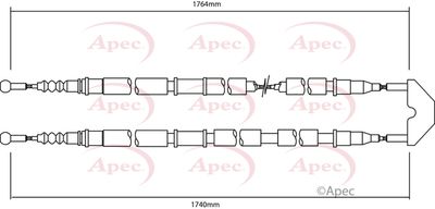 APEC Brake Cable CAB1502