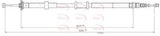 APEC Brake Cable CAB1588