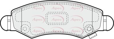 APEC Front Brake Pads PAD1418