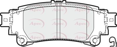 APEC Rear Brake Pads PAD2008