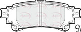 APEC Rear Brake Pads PAD2008