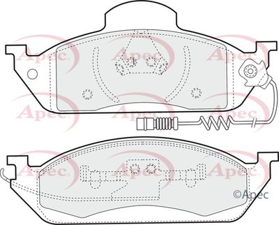 APEC Front Brake Pads PAD1102