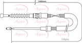 APEC Brake Cable CAB1397