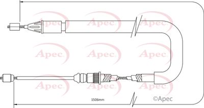 APEC Brake Cable CAB1385