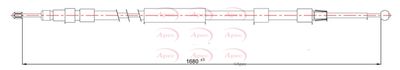 APEC Brake Cable CAB1585