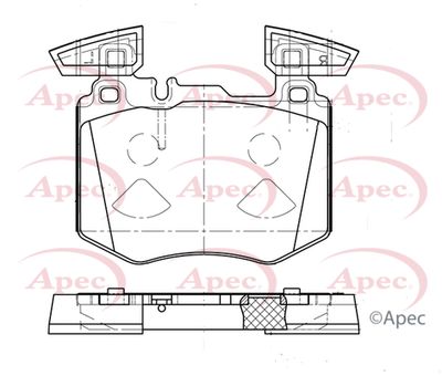 APEC Front Brake Pads PAD2386