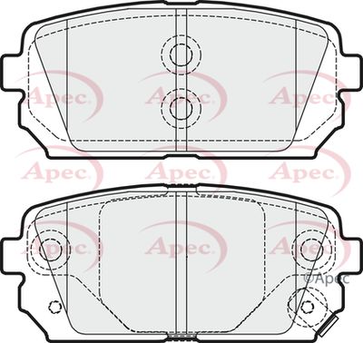 APEC Rear Brake Pads PAD1618