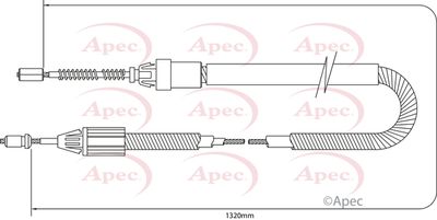 APEC Brake Cable CAB1363