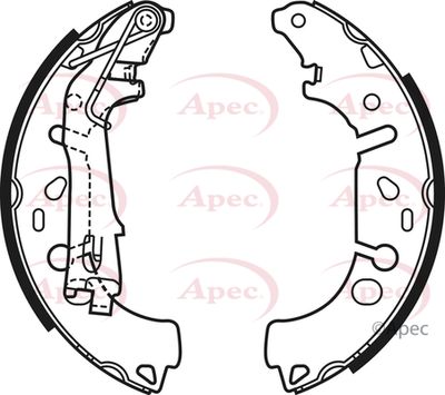 APEC Brake Shoes SHU698