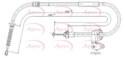 APEC Brake Cable CAB1676