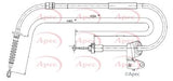 APEC Brake Cable CAB1676
